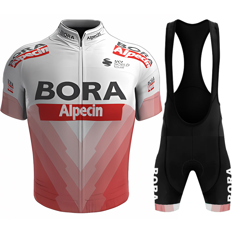 Mountain Biking Uci - เสื้อทีม UCI BORA ALPECIN เสื้อปั่นจักรยานผู้ชาย ชุดยูนิฟอร์มจักรยาน
