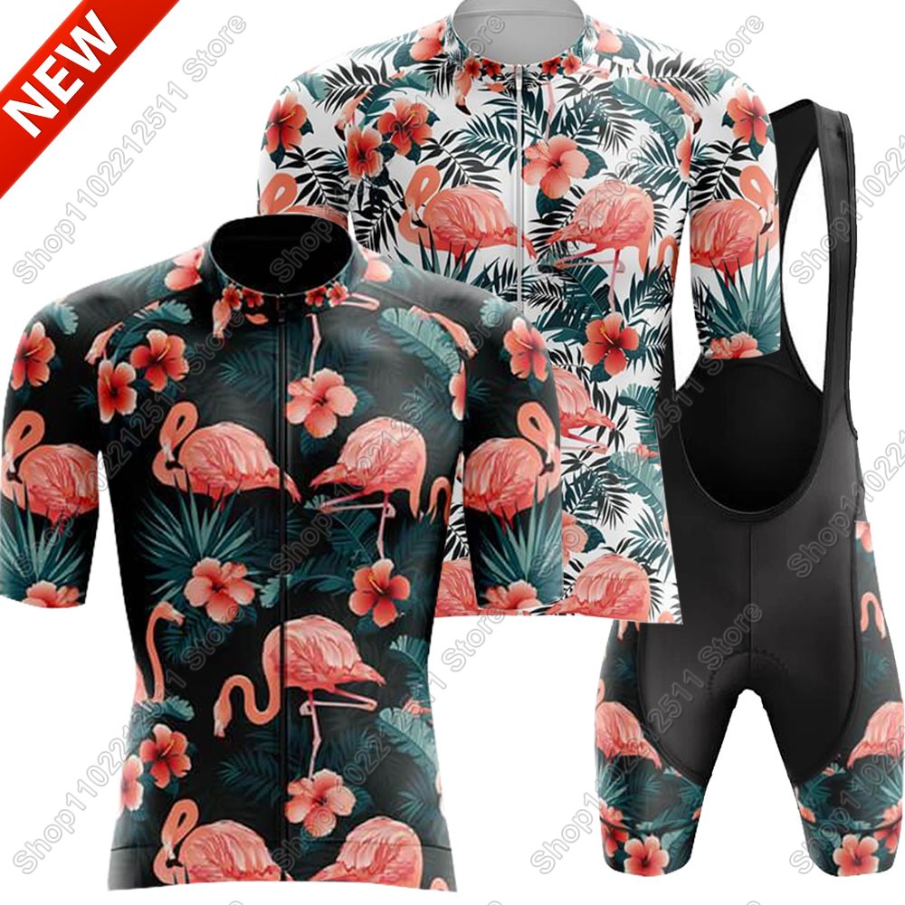 Mountain Biking Shirts - 2025 Flamingoชุดขี่จักรยานJerseyจักรยานเสื้อผ้าผู้ชายฤดูร้อนจักรยานเสื้อชุดจักรยานกางเกงขาสั้นMTB Ropa Maillot