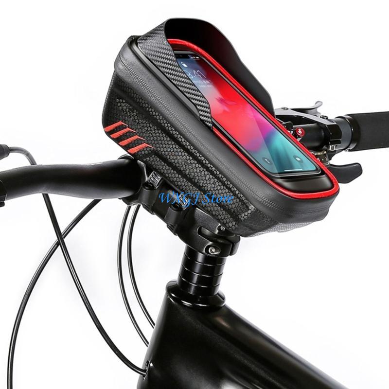 Mountain Biking Essentials - 37JE กระเป๋าใส่โครงจักรยานมัลติฟังก์ชั่น Weatherproofed กระเป๋าเก็บจักรยานพร้อมหน้าจอสัมผัสสำหรับอุปกรณ์จักรยานสำหรับผู้ใหญ่