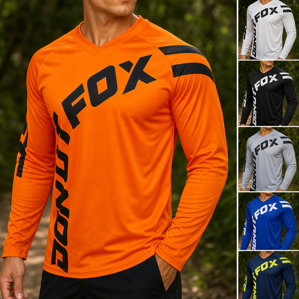 Mountain Biking Shirts - เสื้อปั่นจักรยานแขนยาวสำหรับผู้ชาย ออกแบบมาเพื่อการใช้งานที่หลากหลาย เหมาะสำหรับปั่นจักรยานเสือภูเขา กิจกรรมกลางแจ้ง เช่น เดินป่า