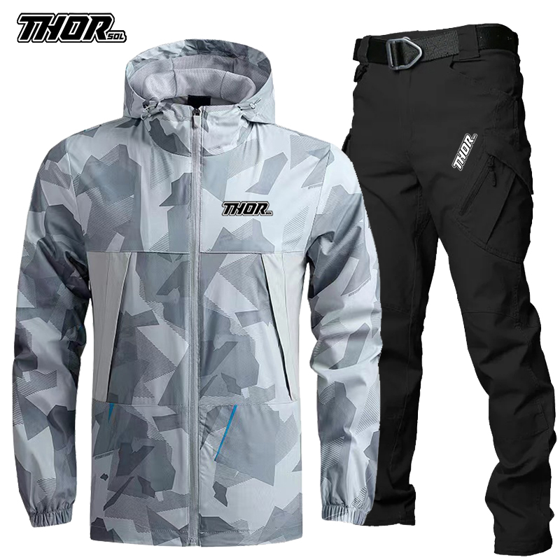 THORSOL ผู้ชายชุดขี่จักรยาน Je - Mountain Biking Jerseys Men บทวิจารณ์และราคา