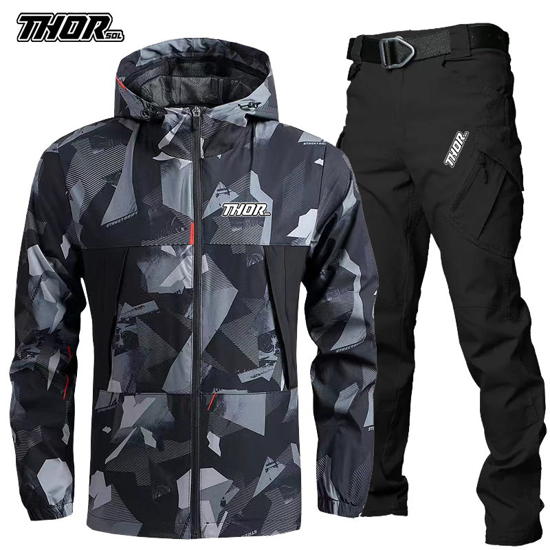 THORSOL ผู้ชายชุดขี่จักรยาน Je - Mountain Biking Jerseys Men บทวิจารณ์และราคา