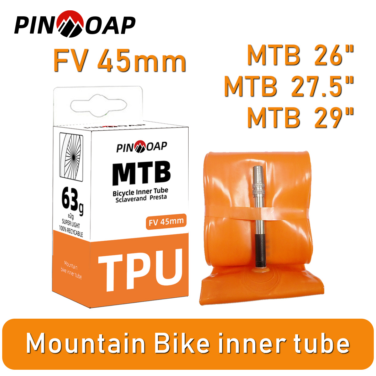 ยางในจักรยานเสือภูเขา PINMOAP  - Mountain Biking Essentials บทวิจารณ์และราคา