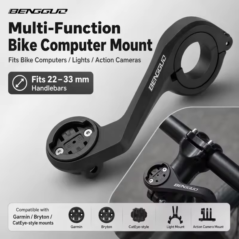 ขายึดต่อขยายสำหรับติดตั้งคอมพิ - Mountain Biking Lights บทวิจารณ์และราคา