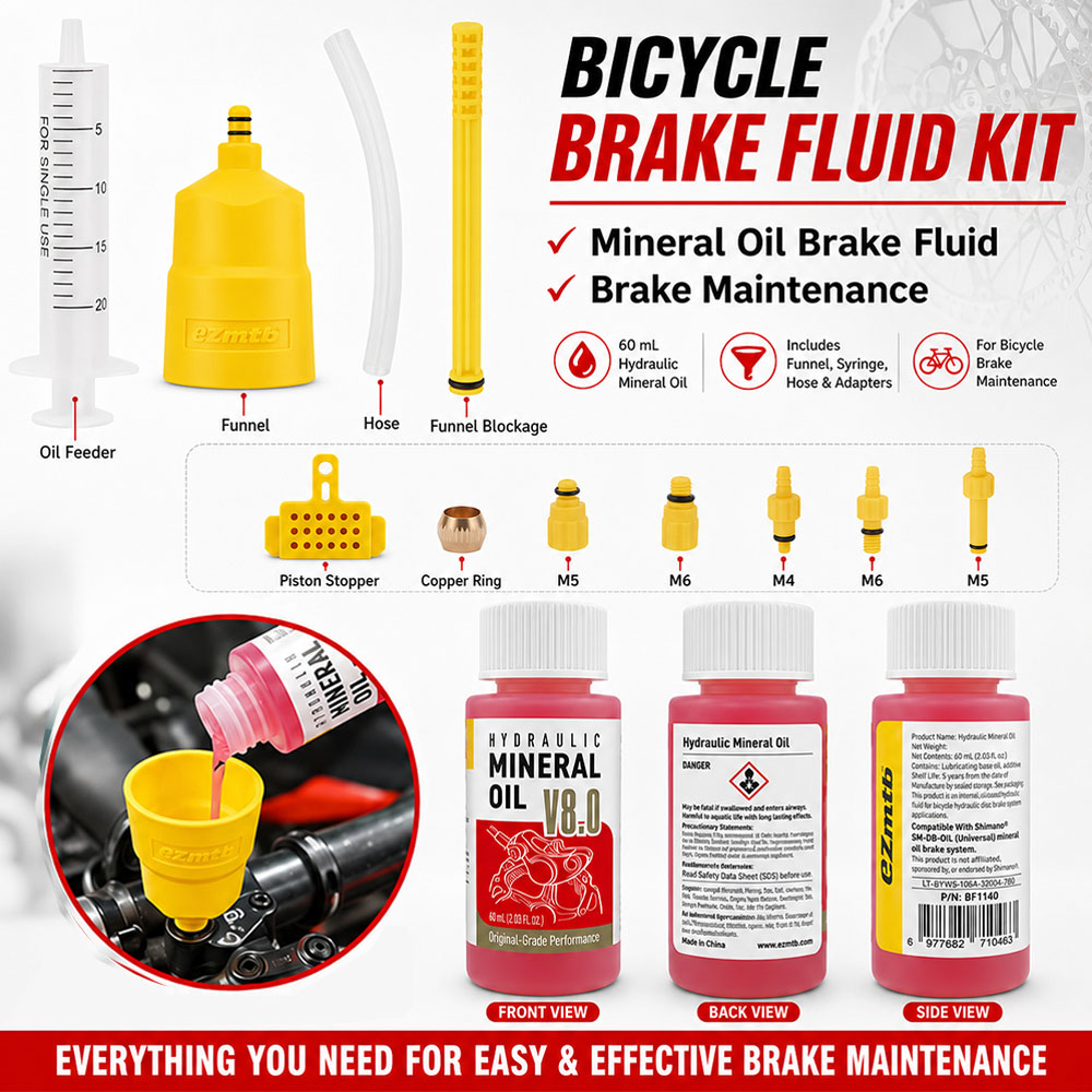 น้ำมันหล่อลื่นชนิดพิเศษ 2 ขวด  - Hydraulic Brake Bleed บทวิจารณ์และราคา