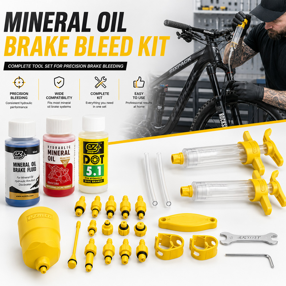 จักรยานเบรคน้ํามันแร่,จักรยานไ - Hydraulic Brake Bleed บทวิจารณ์และราคา
