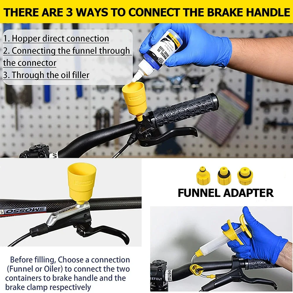 จักรยานเบรคน้ํามันแร่,จักรยานไ - Hydraulic Brake Bleed บทวิจารณ์และราคา