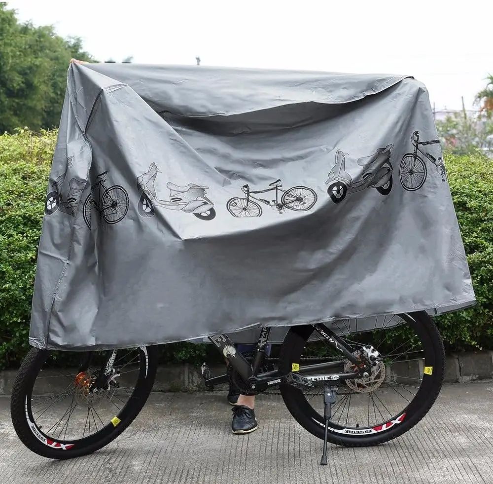 ผ้าคลุมจักรยานกันน้ำ ป้องกันรั - Mountain Biking In The Rain บทวิจารณ์และราคา